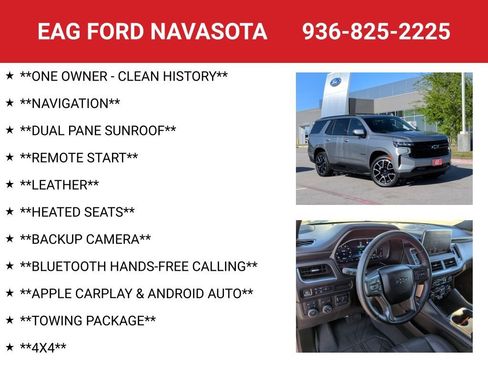 Used 2023 Chevrolet Tahoe RST w/ Luxury Package AWD/4WD image 4