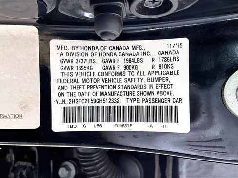 Used 2016 Honda Civic LX image 16
