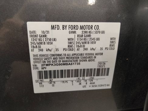 Used 2021 Ford Edge SE FWD image 33