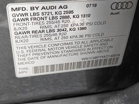 Used 2019 Audi SQ5 Prestige w/ Prestige Package AWD/4WD image 31