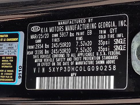 Used 2020 Kia Telluride EX w/ EX Premium Package AWD/4WD image 27