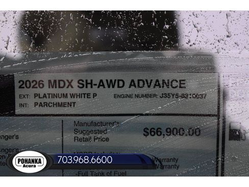 New 2026 Acura MDX SH-AWD w/ Advance Package image 40