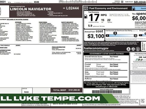 Used 2025 Lincoln Navigator Reserve AWD/4WD image 1