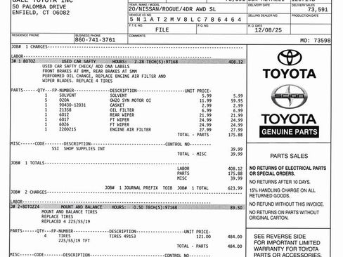 Used 2020 Nissan Rogue SL w/ Premium Package image 10