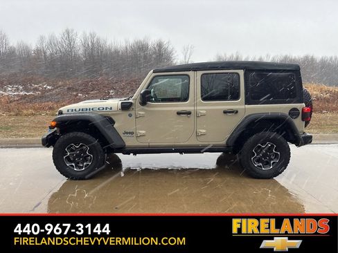 Used 2022 Jeep Wrangler Unlimited Rubicon 4xe w/ Cold Weather Group image 2