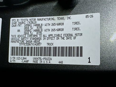 New 2026 Toyota Tundra 1794 Edition AWD/4WD image 17