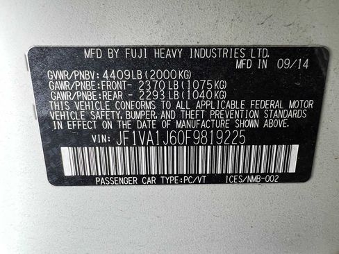 Used 2015 Subaru WRX Limited AWD/4WD image 43