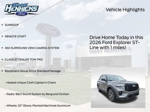 New 2026 Ford Explorer ST-Line AWD/4WD image 4