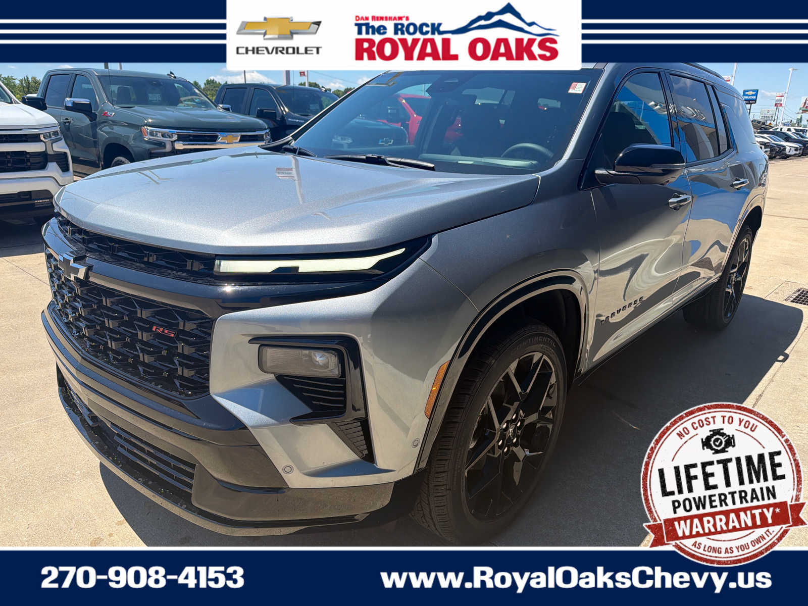 New 2026 Chevrolet Traverse RS w/ LPO, Floor Liner Package FWD image 1