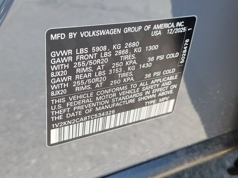 New 2026 Volkswagen Atlas SE AWD/4WD image 11