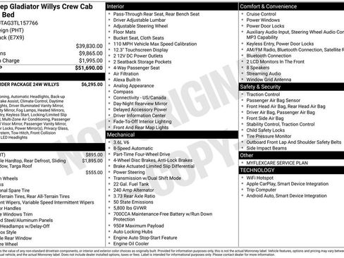 New 2026 Jeep Gladiator Willys image 3