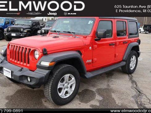 Certified 2021 Jeep Wrangler Unlimited Sport image 1