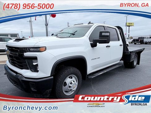 Used 2024 Chevrolet Silverado 3500 W/T w/ Snow Plow Prep Package AWD/4WD image 1