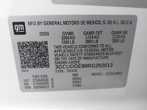 New 2024 Chevrolet Silverado 1500 LTZ AWD/4WD image 34