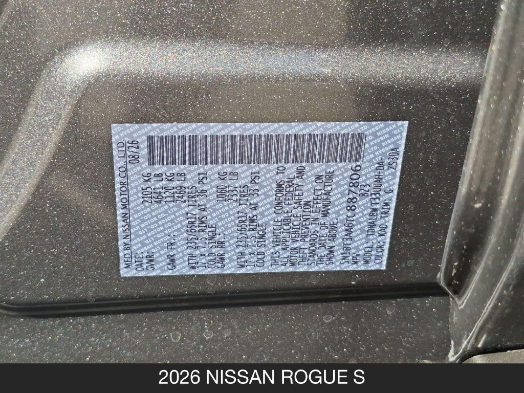 New 2026 Nissan Rogue S FWD image 24