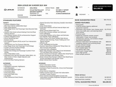Used 2024 Lexus NX 450h+ F Sport image 8