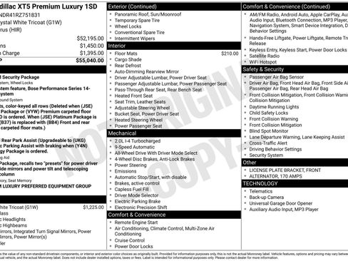 Certified 2024 Cadillac XT5 Premium Luxury image 45