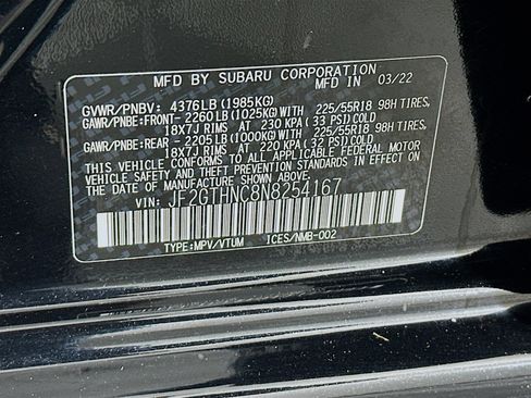 Used 2022 Subaru Crosstrek 2.5i Limited w/ Moonroof Package 2 image 12