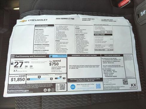 New 2026 Chevrolet Equinox LT w/ LPO, Floor Liner Package image 18