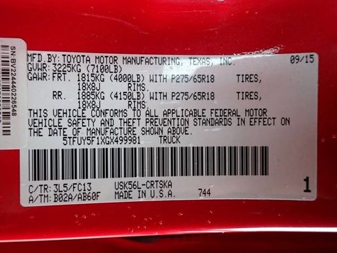 Used 2016 Toyota Tundra SR5 image 19