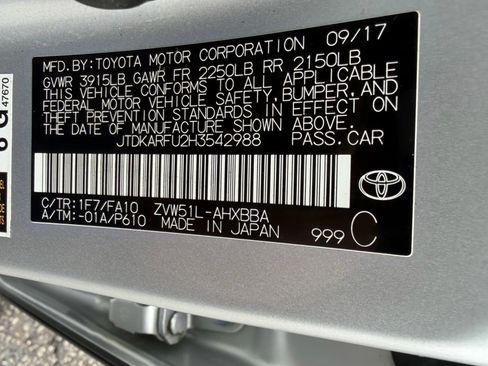 Used 2017 Toyota Prius Two image 60
