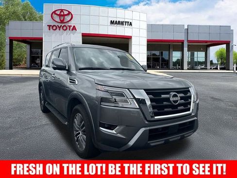 Used 2024 Nissan Armada SL w/ Captain's Chairs Package AWD/4WD image 1