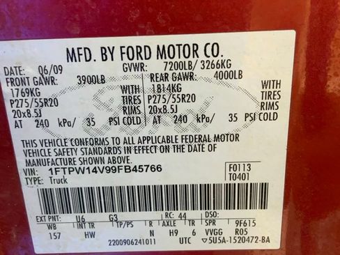 Used 2009 Ford F150 Lariat AWD/4WD image 37