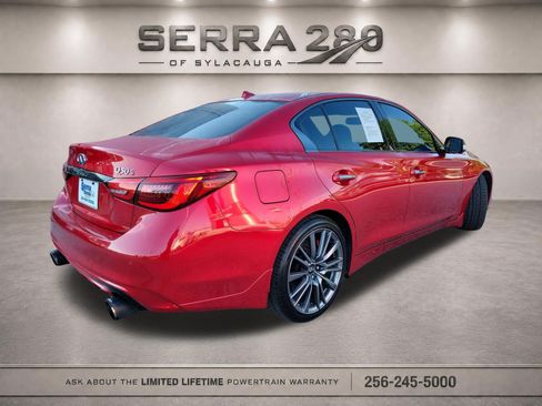 Used 2022 INFINITI Q50 Red Sport 400 w/ Cargo Package RWD image 5