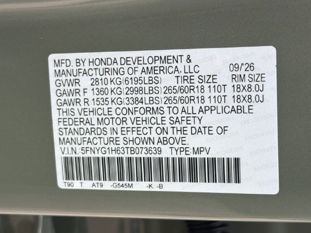 New 2026 Honda Pilot TrailSport image 33