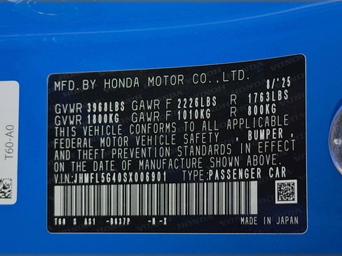 New 2025 Honda Civic Type R image 37