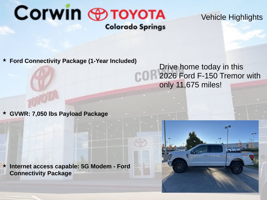 Used 2026 Ford F150 Tremor w/ Tow/Haul Package AWD/4WD image 6