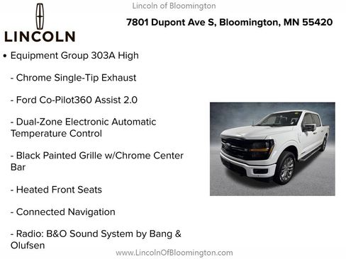 Used 2025 Ford F150 XLT w/ Equipment Group 303A High AWD/4WD image 9