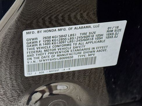 Used 2018 Honda Pilot EX-L image 30