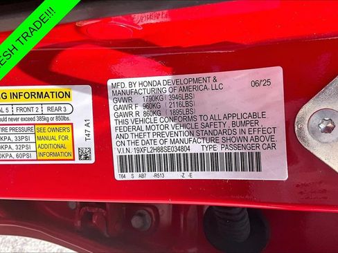 Used 2025 Honda Civic Sport image 18