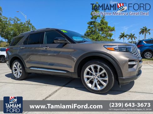 Used 2021 Ford Explorer Platinum w/ Equipment Group 601A AWD/4WD image 1