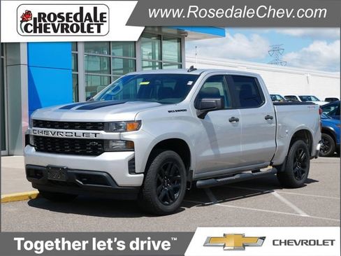 Used 2021 Chevrolet Silverado 1500 Custom w/ Rally Edition AWD/4WD image 1