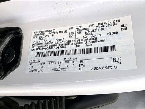 Used 2020 Ford F150 XL w/ Equipment Group 101A Mid image 7