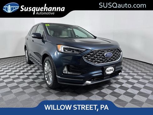 Certified 2022 Ford Edge Titanium w/ Equipment Group 301A image 1