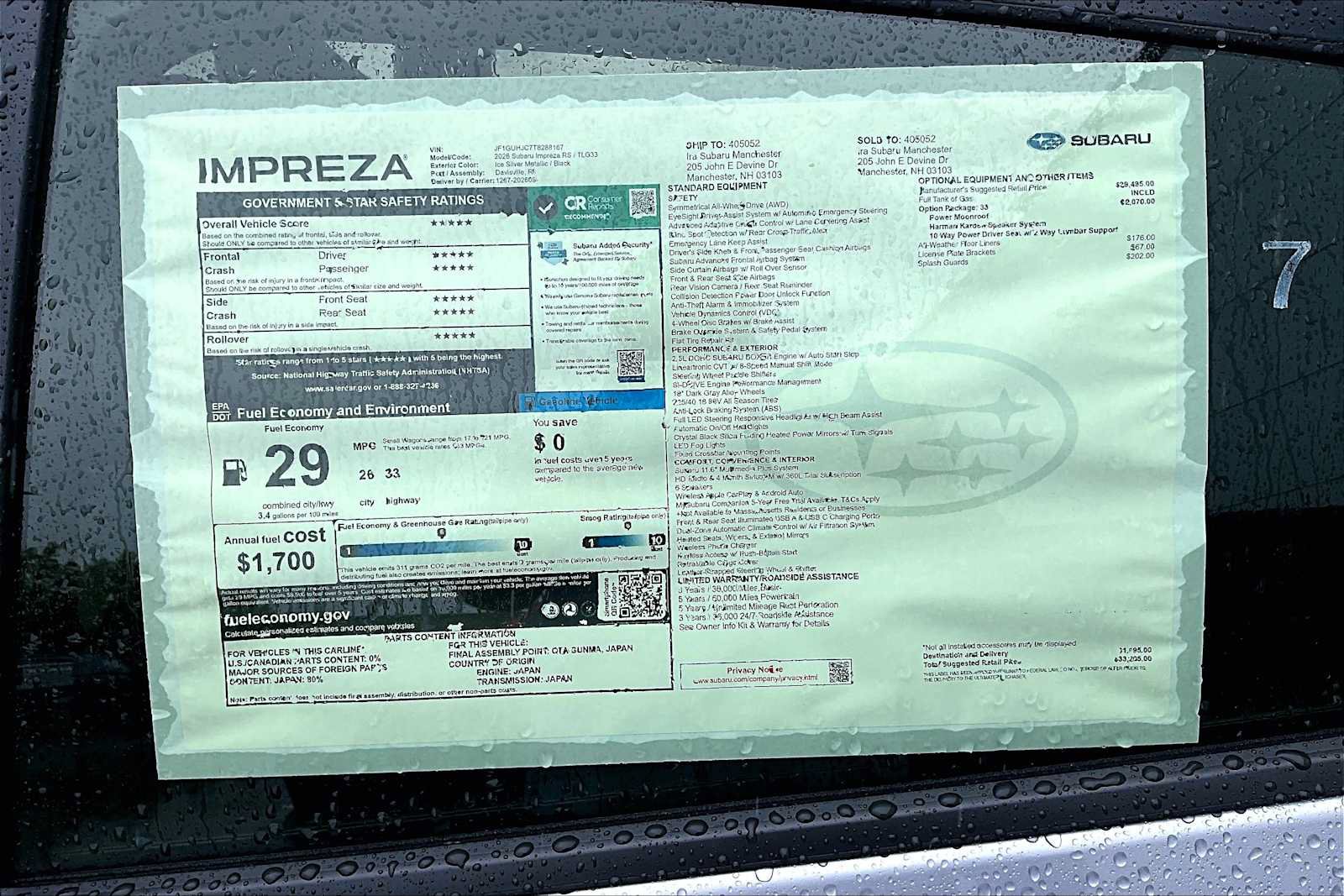 New 2026 Subaru Impreza RS AWD/4WD image 18