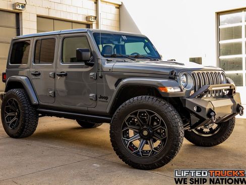 Used 2022 Jeep Wrangler Unlimited Sahara w/ Cold Weather Group image 1