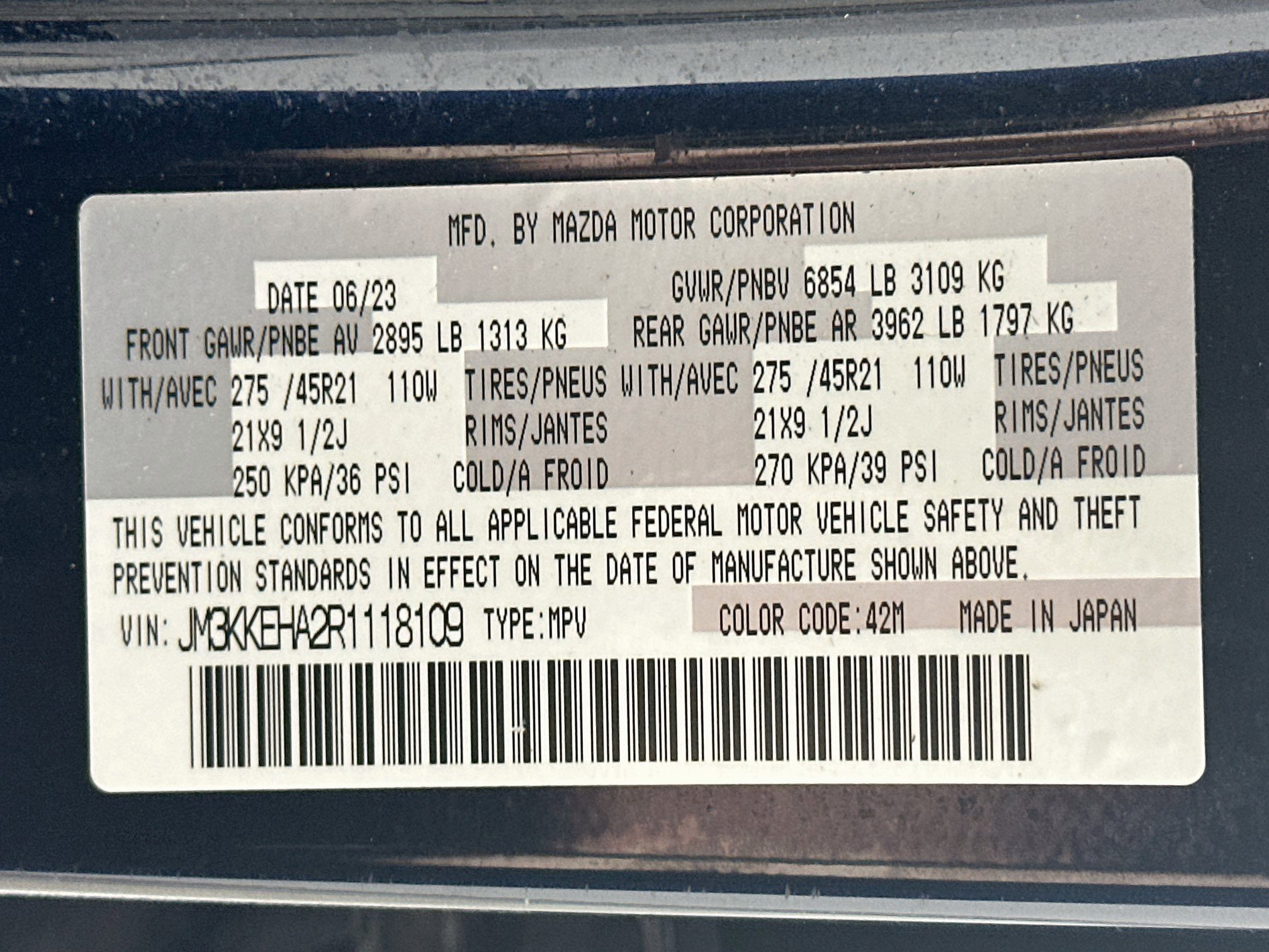 Used 2024 MAZDA CX-90 Plug-In Hybrid w/ Premium Plus AWD/4WD image 12