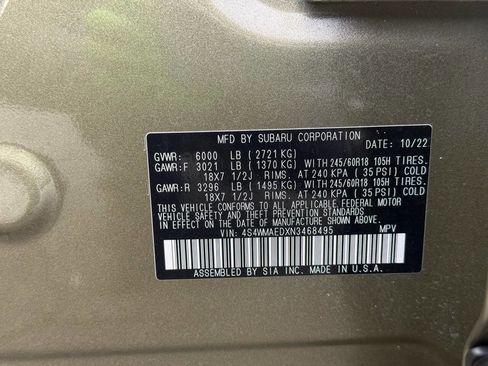 Used 2022 Subaru Ascent Premium w/ Convenience Package image 30