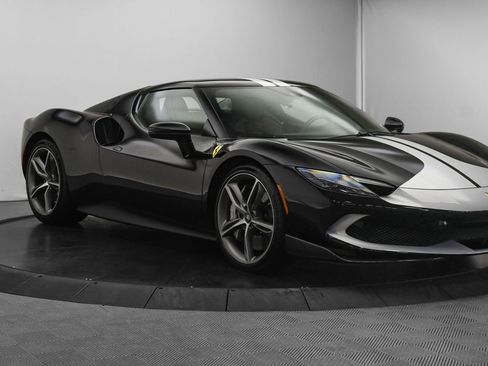 Certified 2022 Ferrari 296 GTB in Nero DS image 1