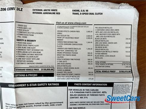 Used 2024 Chevrolet Corvette Z06 image 56