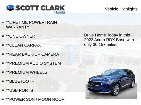 Used 2023 Acura RDX FWD w/ Technology Package image 11