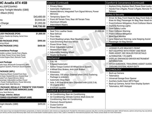 Used 2023 GMC Acadia AT4 w/ Technology Package image 37