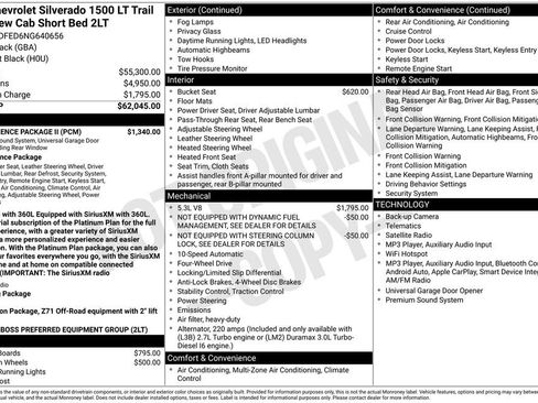 Used 2022 Chevrolet Silverado 1500 LT Trail Boss w/ Convenience Package II AWD/4WD image 5