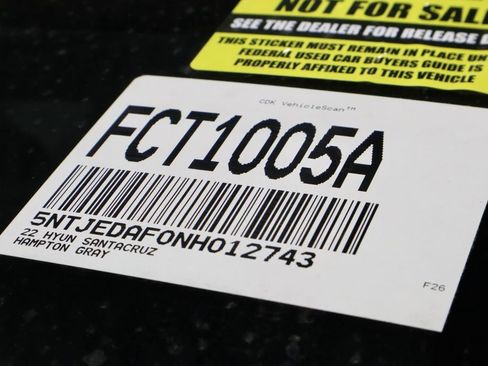 Certified 2022 Hyundai Santa Cruz Limited AWD/4WD image 34