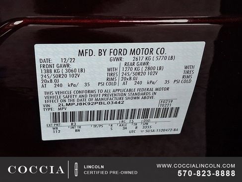 Certified 2023 Lincoln Nautilus Reserve AWD/4WD image 26