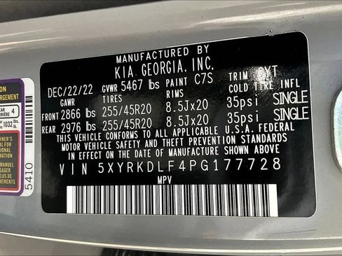 Certified 2023 Kia Sorento SX AWD/4WD image 18
